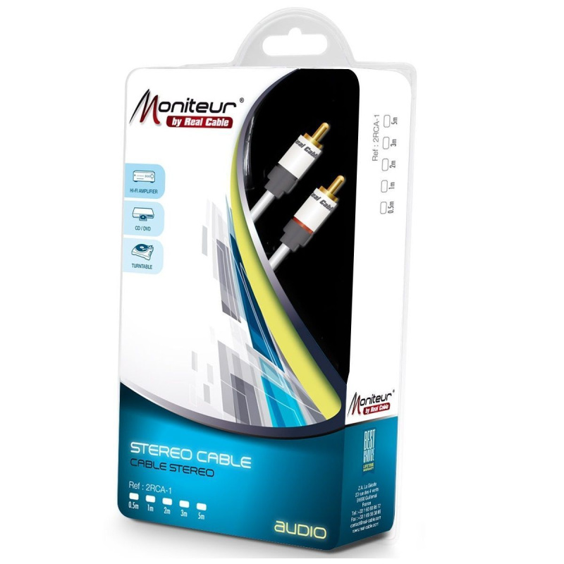 Real Cable 2RCA-1 1m