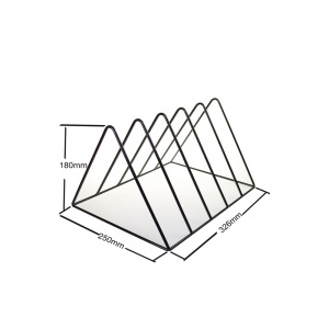Подставка для пластинок RECORD PRO треугольник (металл) GK-R25A