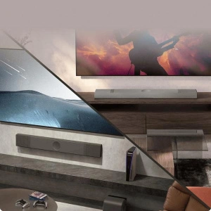 KEF XIO Soundbar Silver Grey