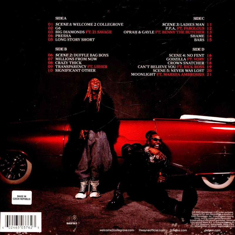 Welcome 2 Collegrove (Transparent Clear Vinyl)
