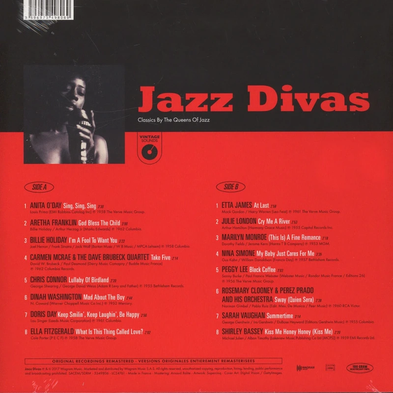 Jazz Divas: Classics By The Queens Of Jazz