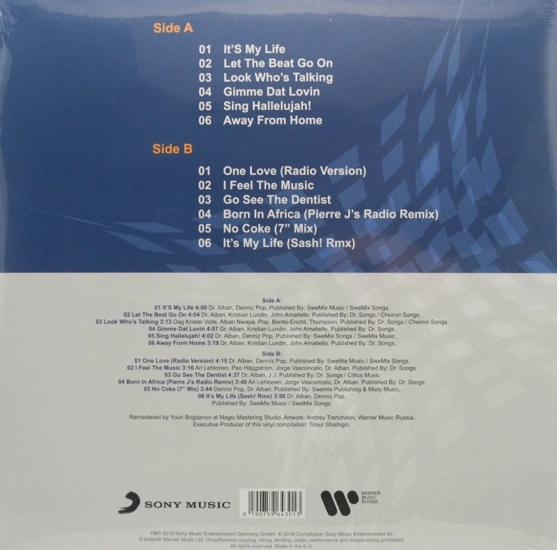The Very Best Of 1990 - 1997 (Blue Vinyl)