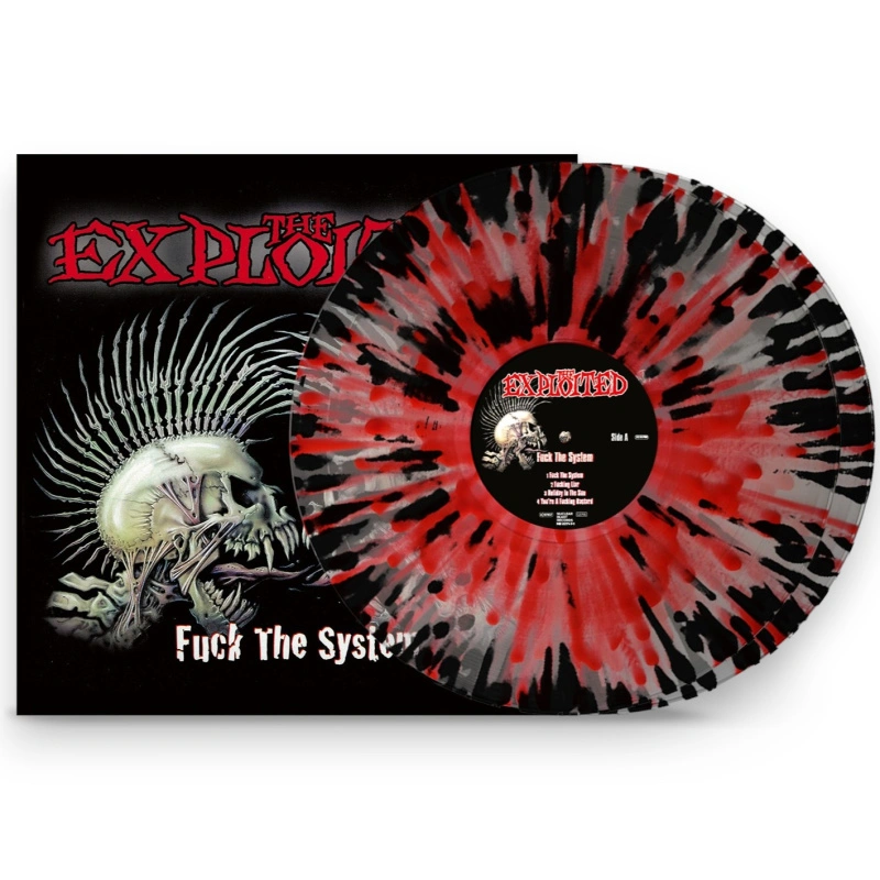 Fuck The System (Clear with Red & Black Splatter Vinyl)