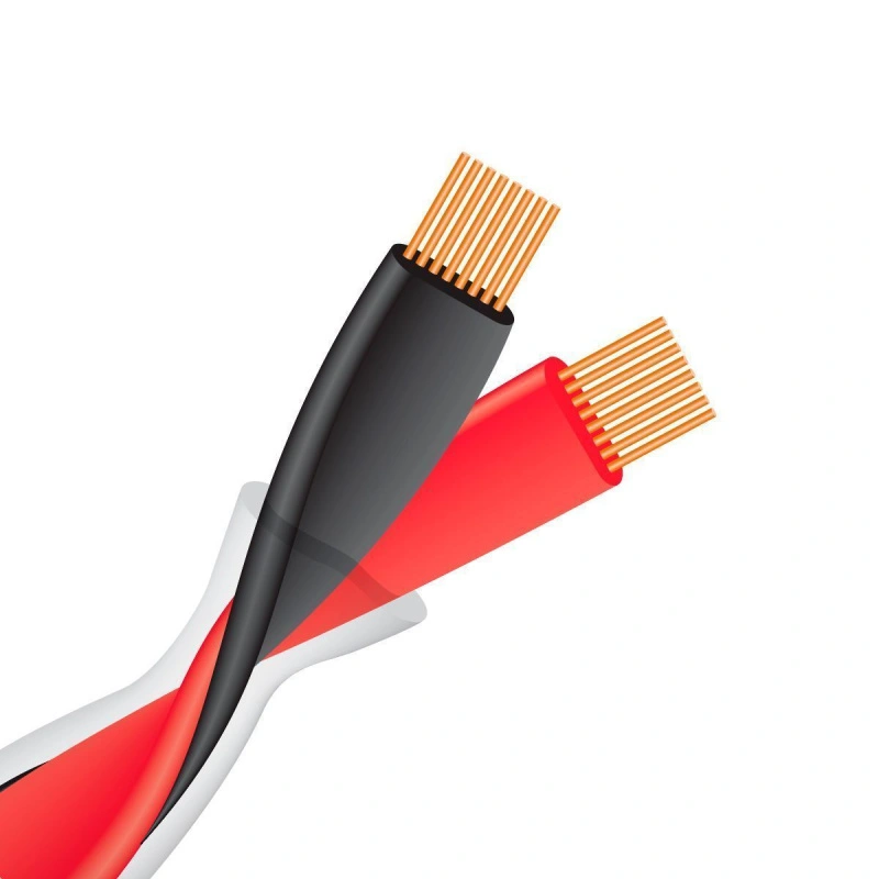 Wireworld Helicon 16x OFC Speaker Cable 2.5m (HES2.5MB-10)