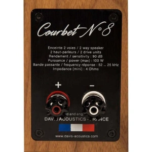 Davis Acoustics Courbet 8 Walnut Veneer