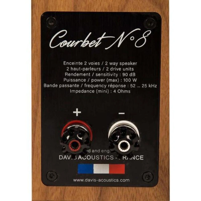 Davis Acoustics Courbet 8 Walnut Veneer