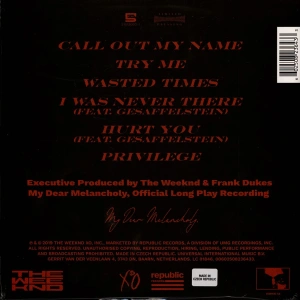 My Dear Melancholy,