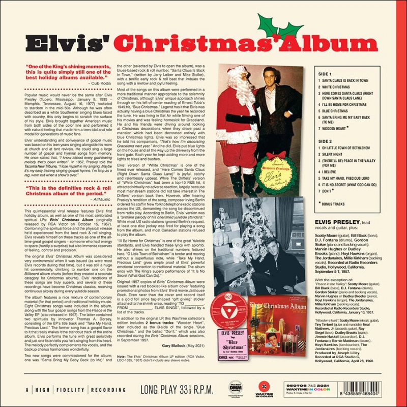 Elvis' Christmas Album (Alternative Cover White Vinyl) 