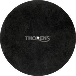 Thorens leather turntable mat - black Mat Мат для диска