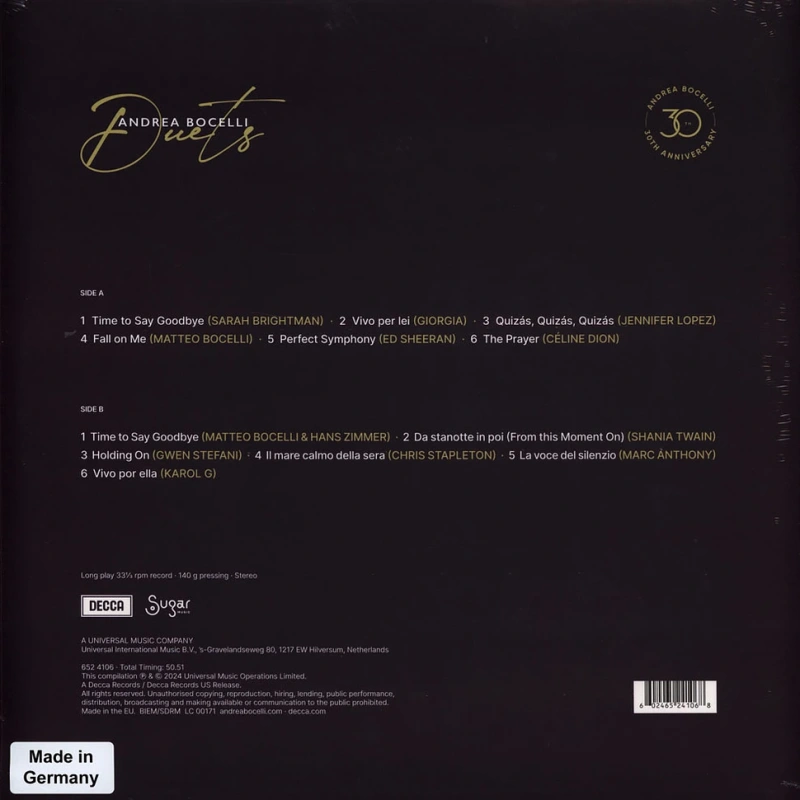 Duets: The Highlights (30th Anniversary Edition)