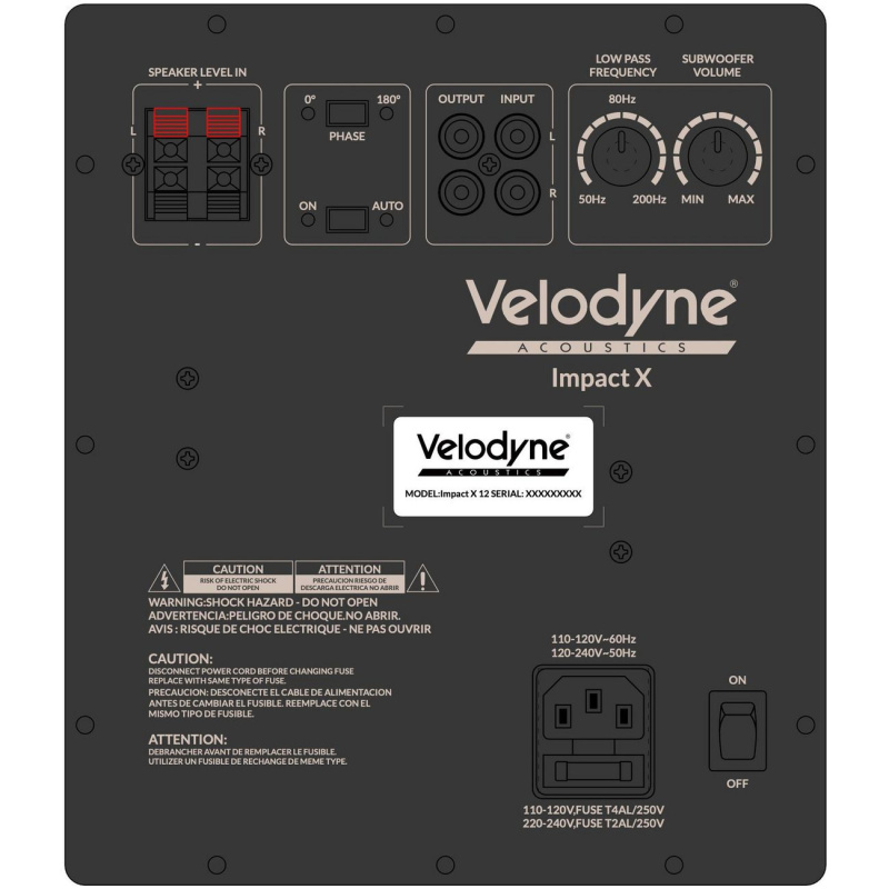 Velodyne Impact X 10 black