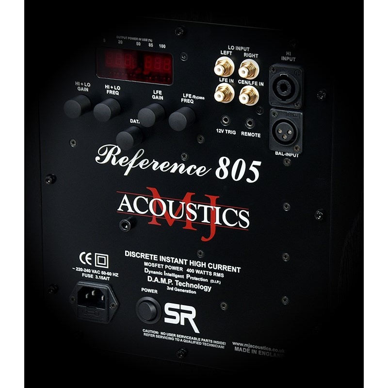 MJ Acoustics Ref 805-FF SR Black Ash