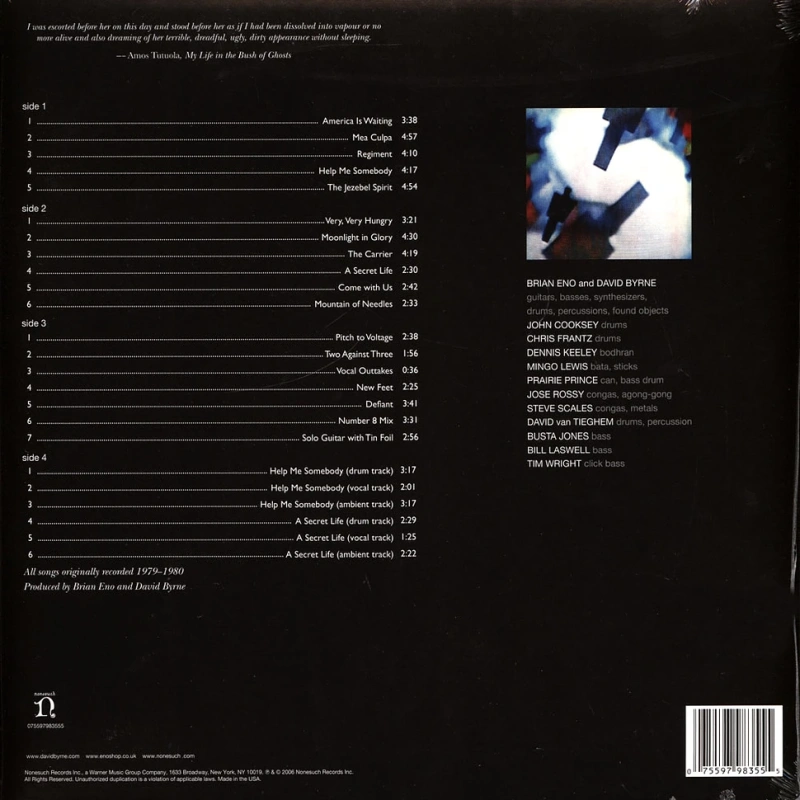 My Life In The Bush Of Ghosts