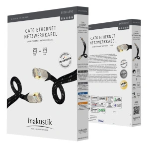 Inakustik Exzellenz CAT6 Ethernet Cable 1.0 m SF-UTP AWG 24 (00671101)