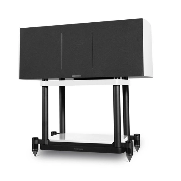 Wharfedale Elysian C + Stand Piano White