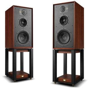 Wharfedale 85th Anniversary Linton with stands Mahogany