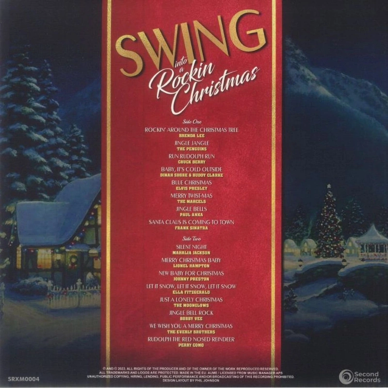 Swing Into A Rockin Christmas: 16 Festive Classics (Green Marbled Vinyl) 