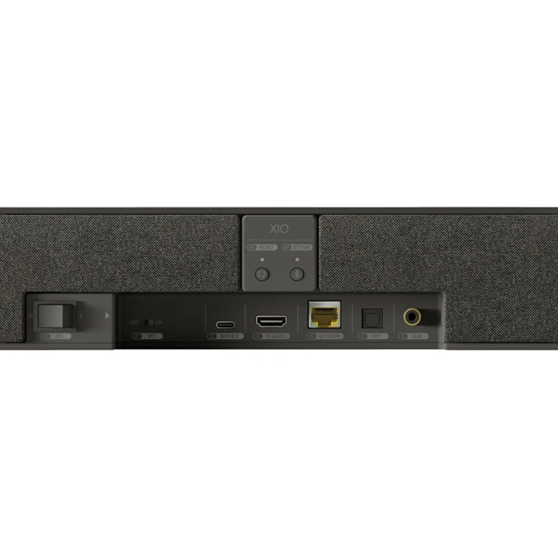KEF XIO Soundbar Slate Black