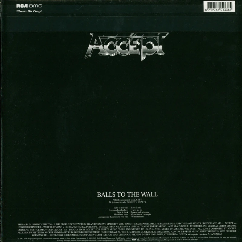 Balls To The Wall (Audiophile Edition)