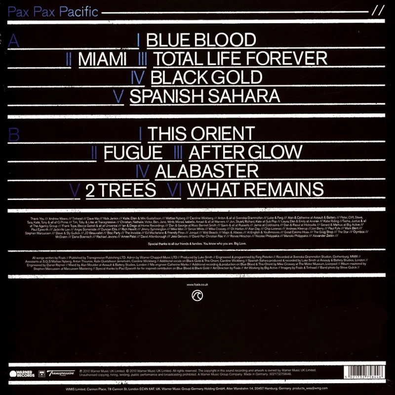 Total Life Forever (Recycled Blue Vinyl)