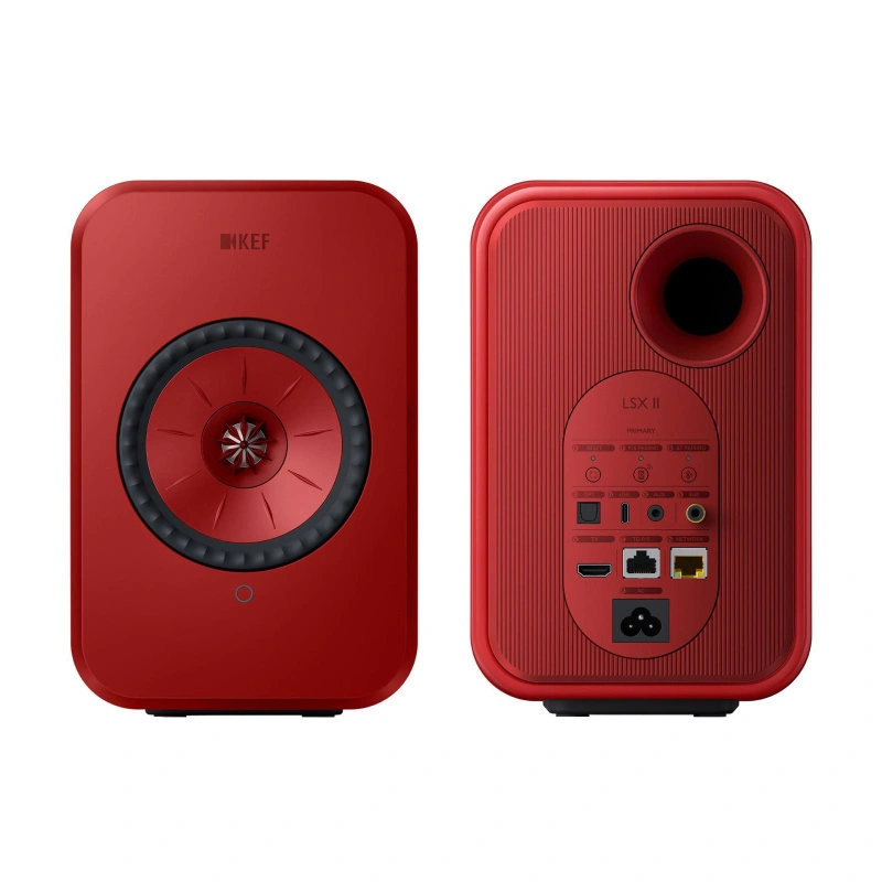 KEF LSX II Lava Red