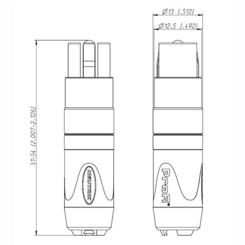 RCA Neutrik NF2C-B/2