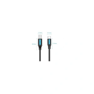 Vention USB 2.0 Type C M/BM - 1м