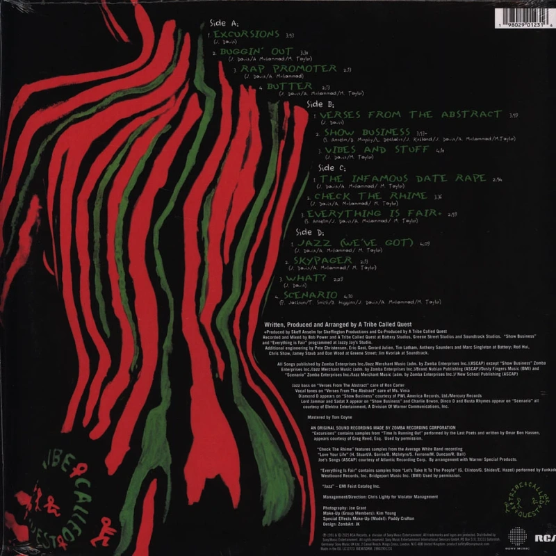 The Low End Theory (Green & Red Splatter Vinyl)