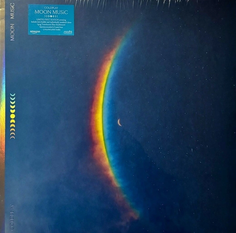 Moon Music (Blue Translucent Recycled Plastic Bottles Vinyl)