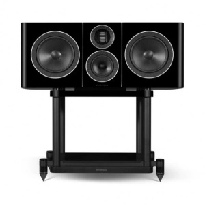 Wharfedale Elysian C + Stand Piano Black
