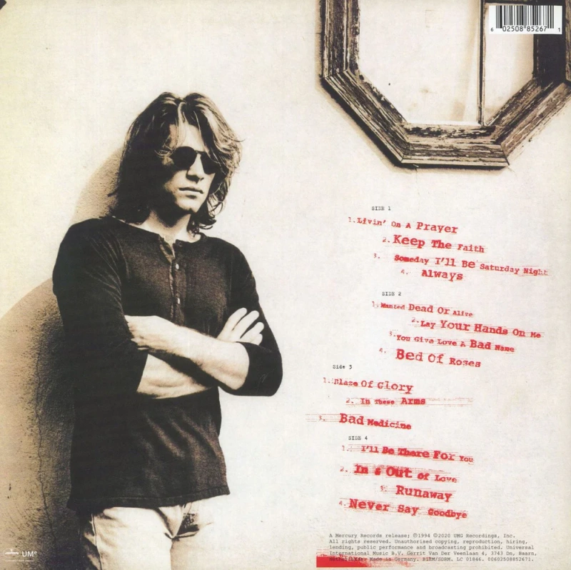 Cross Road: The Best Of Bon Jovi (Red Translucent Vinyl)