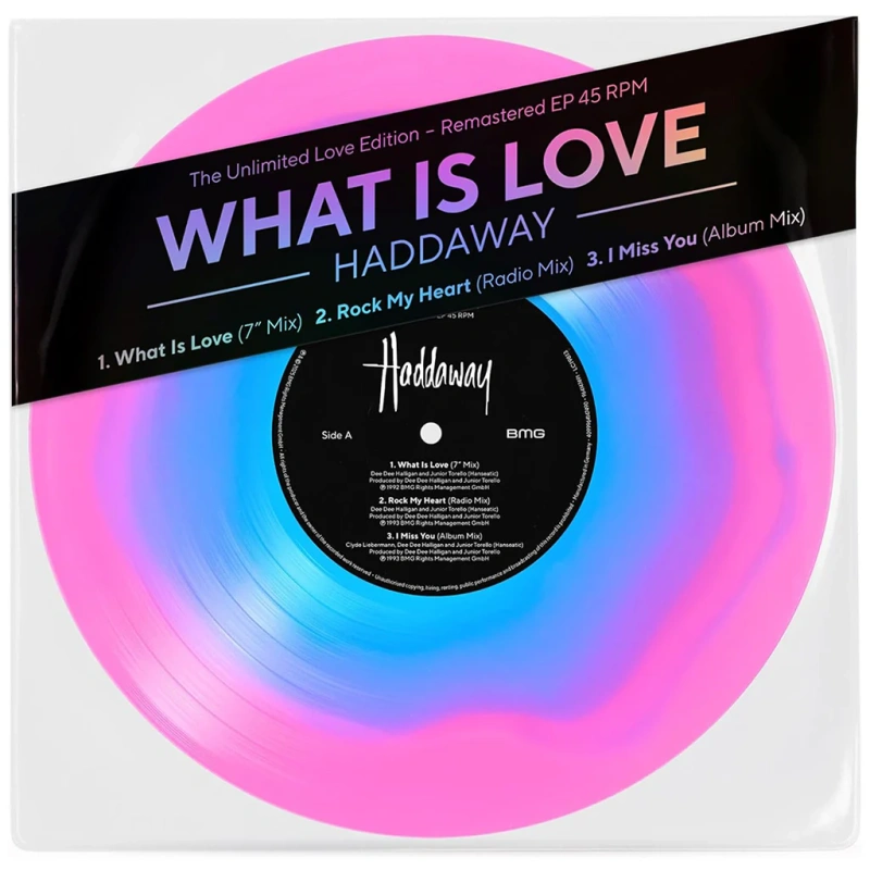 What Is Love (The Ultimate Love Edition Fluorescent Blue In Pink Vinyl)