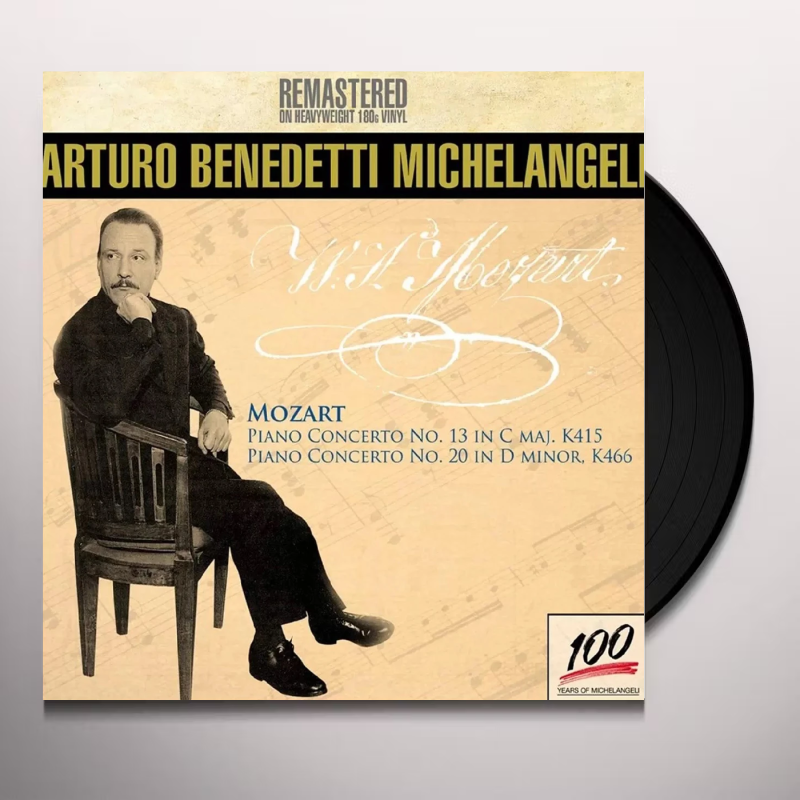 Arturo Benedetti Michelangeli – Piano Concerto No.13 In C Major, K 415 / Piano Concerto No. 20 In D Minor, K 466