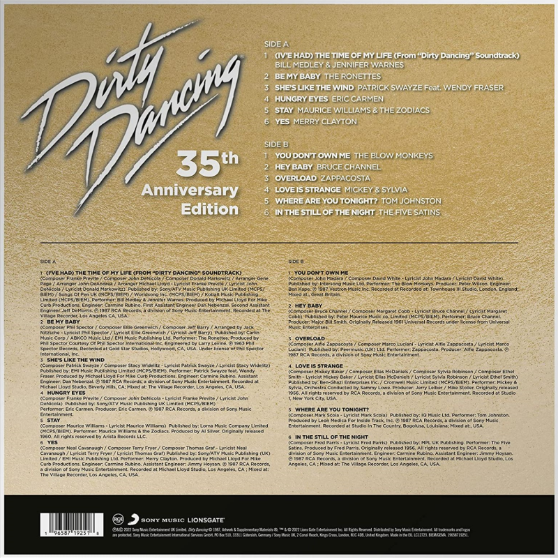 Dirty Dancing (35th Anniversary Edition)