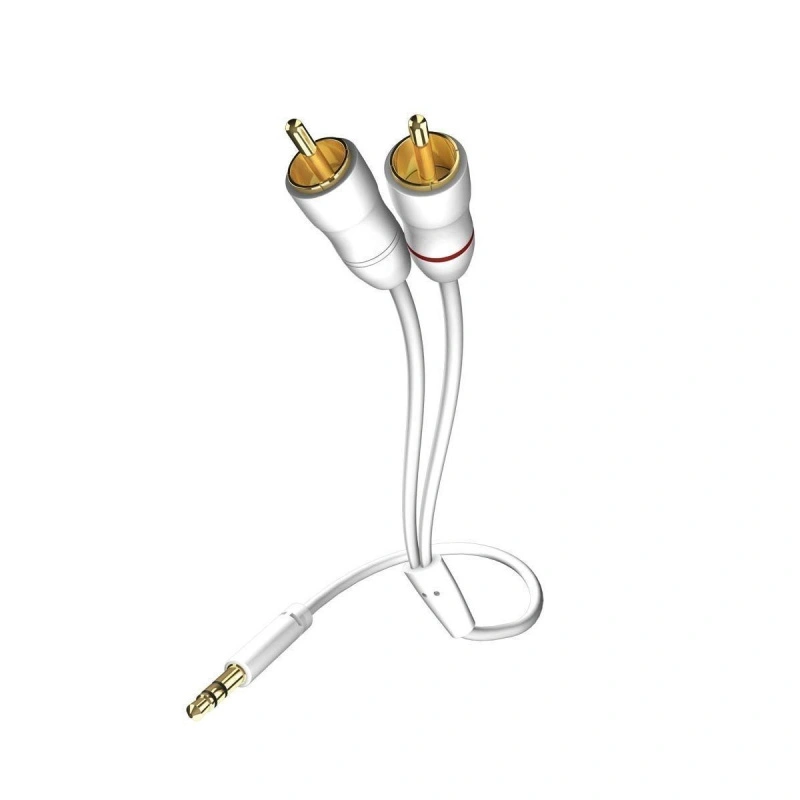 Inakustik Star MP3 Audio Cable 3.5 Phone 2RCA 0.75 m (0031000075)