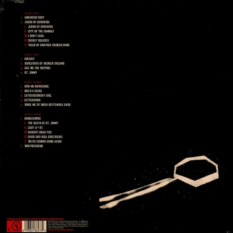American Idiot 20 (20th Anniversary Red & Black Splatter Vinyl)