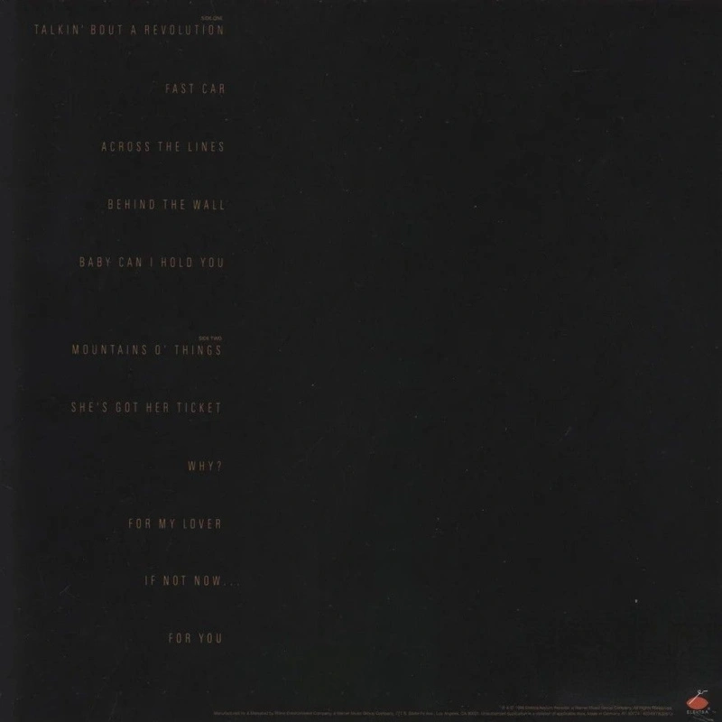 Tracy Chapman (35th Anniversary Orange Opaque Vinyl)