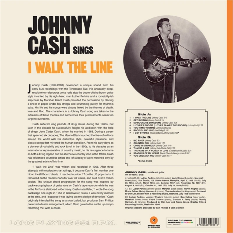 Sings I Walk The Line
