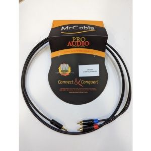 MrCable AYJMR-01.5-GEM-X-B J3.5 stereo>2х RCA 1.5м