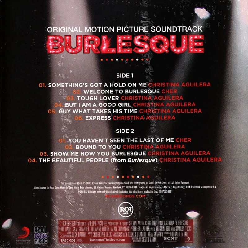 Burlesque (Original Motion Picture Soundtrack) (Pink Vinyl)
