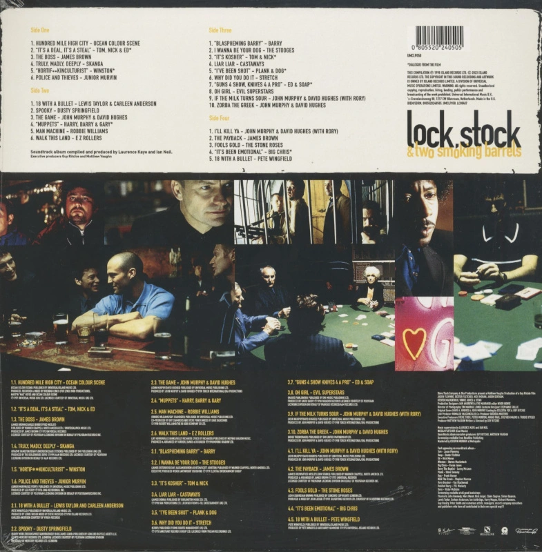 Lock, Stock & Two Smoking Barrels (Soundtrack From The Motion Picture) (25th Anniversary Translucent Red Vinyl)