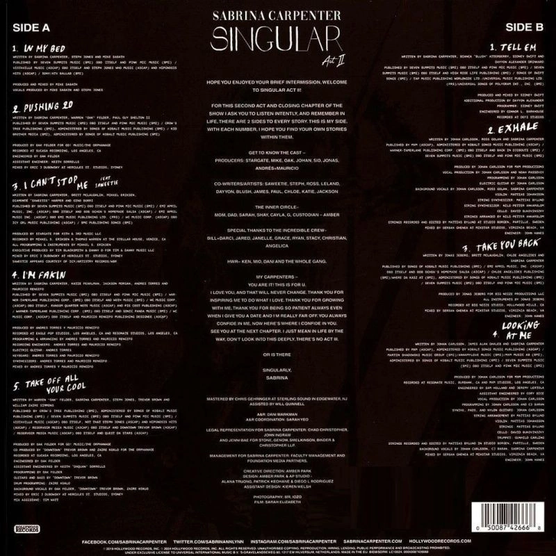 Singular: Act II