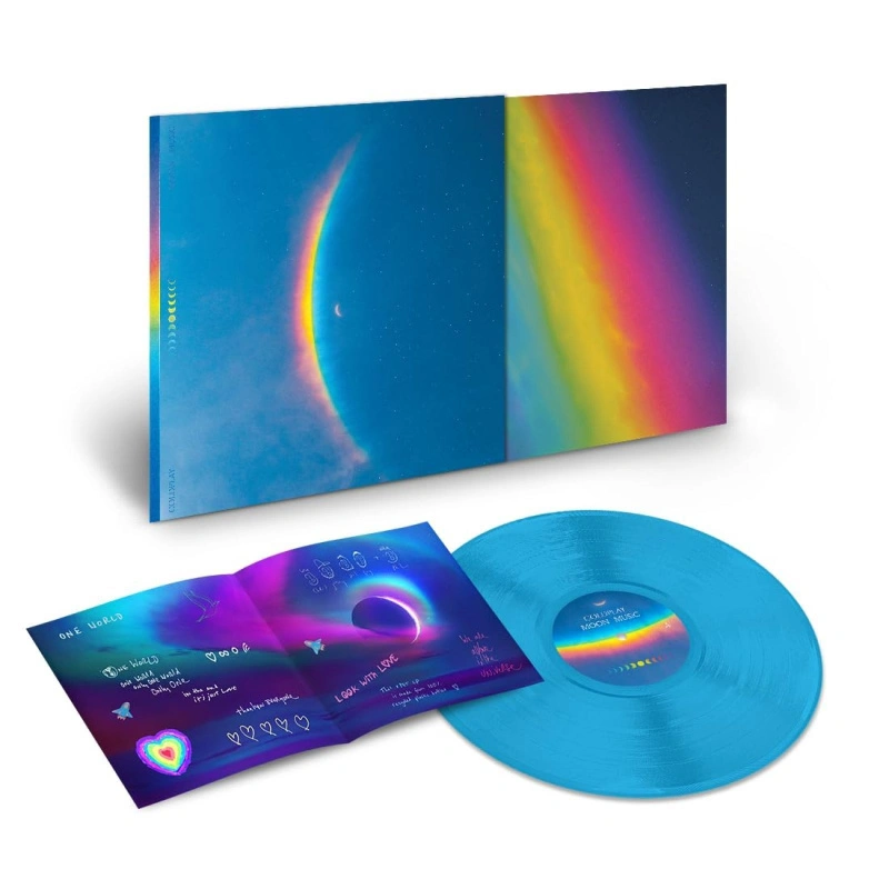 Moon Music (Blue Translucent Recycled Plastic Bottles Vinyl)