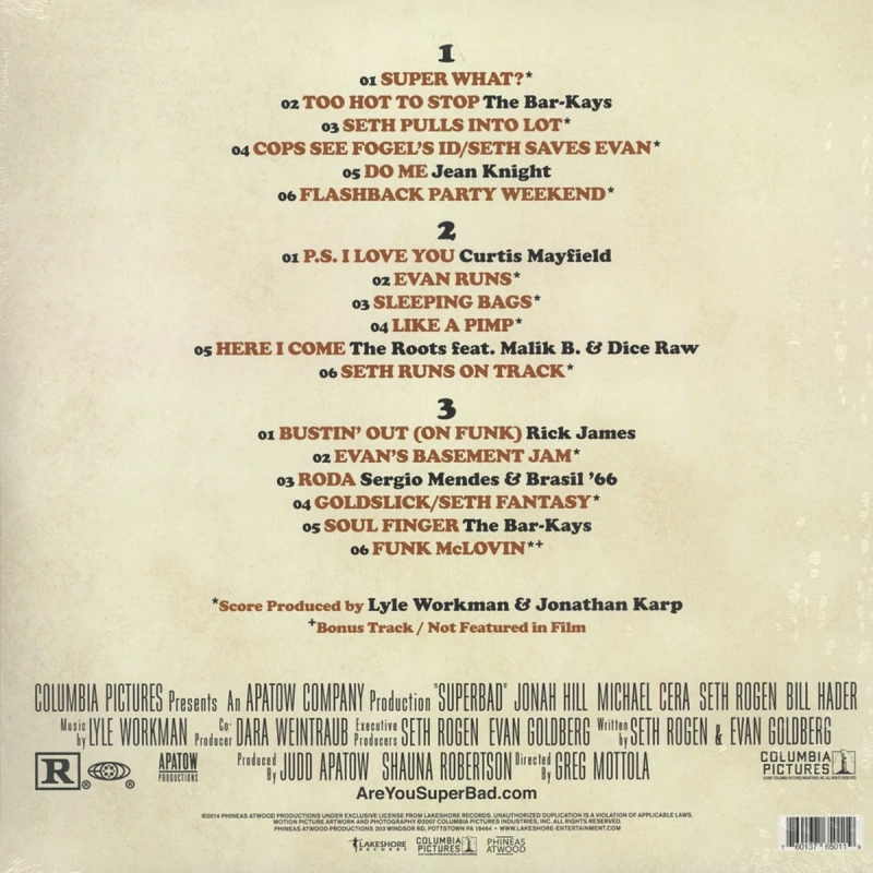 Superbad (Original Motion Picture Soundtrack)