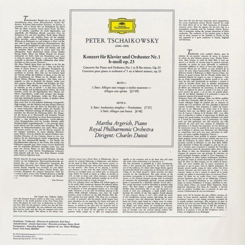 Tchaikovsky: Klavierkonzert Nr.1 B-moll