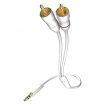 Inakustik Star MP3 Audio Cable 3.5 Phone 2RCA 10 m (00310010)