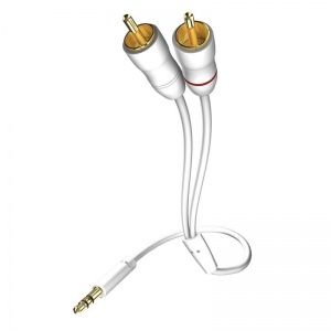 Inakustik Star MP3 Audio Cable 3.5 Phone 2RCA 0.75 m (0031000075)
