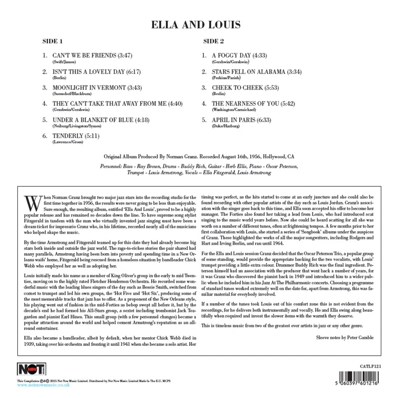 Ella And Louis (Alternative Cover)