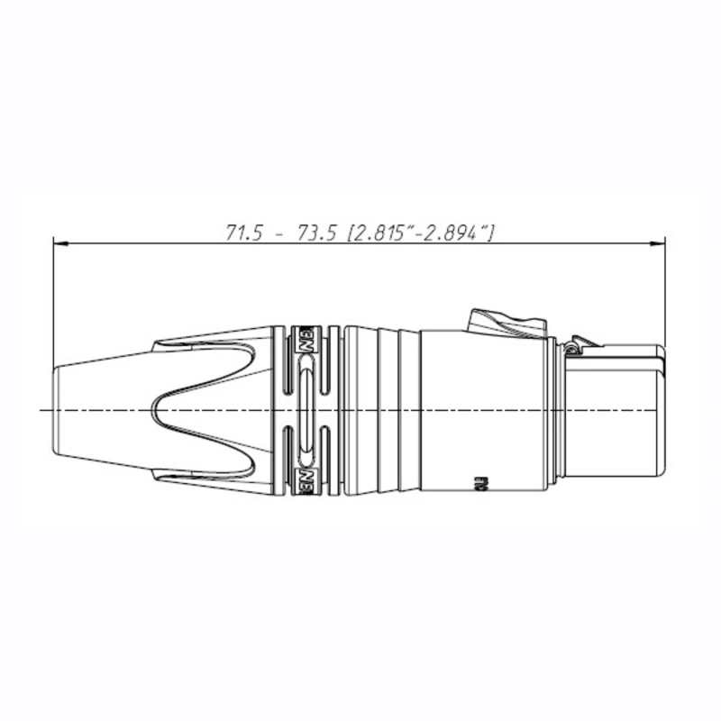 Neutrik NC3FXX-B