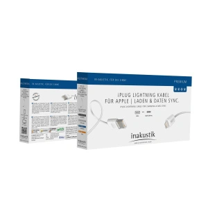 Inakustik Premium iPlug Cable Apple Lightning > USB A 3 m (00440203)